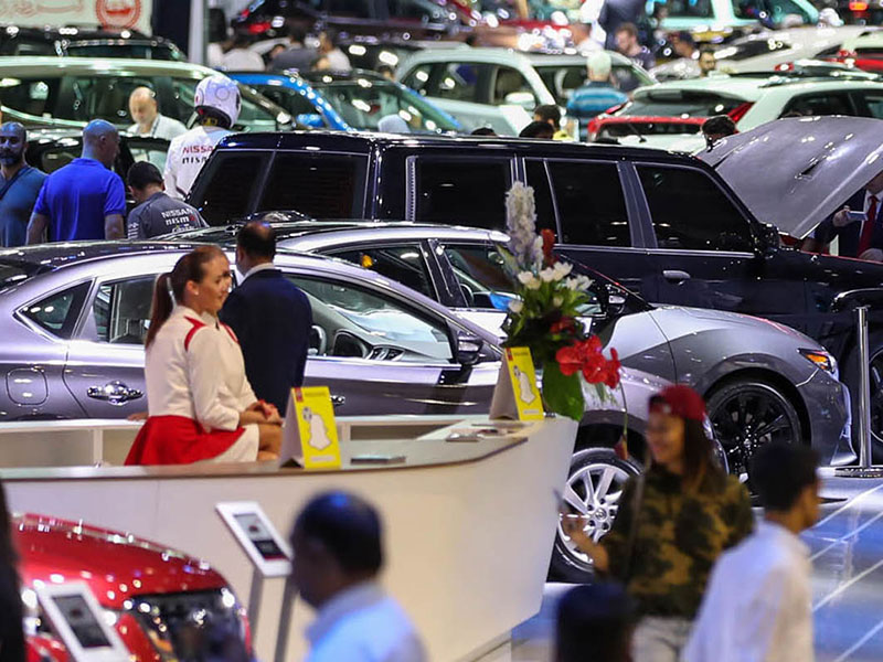 معرض دبي الدولي للسيارات يشهد إطلاق 40 طرازاً جديداً